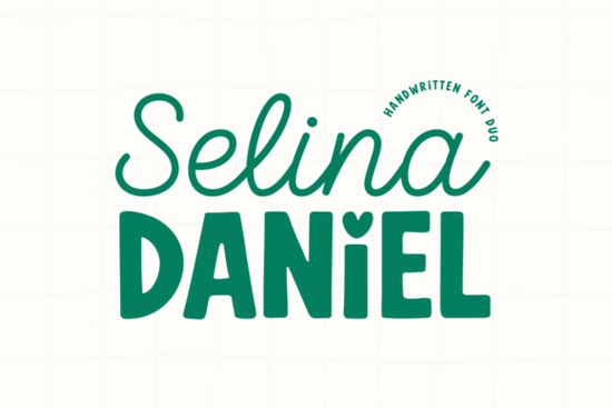 Selina Daniel Duo Font Font
